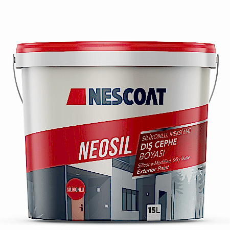 NEOSIL
Silikonlu, İpeksi Mat Dış Cephe Boyası
