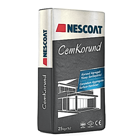 CEMKORUND
Korund Agregalı Yüzey Sertleştirici